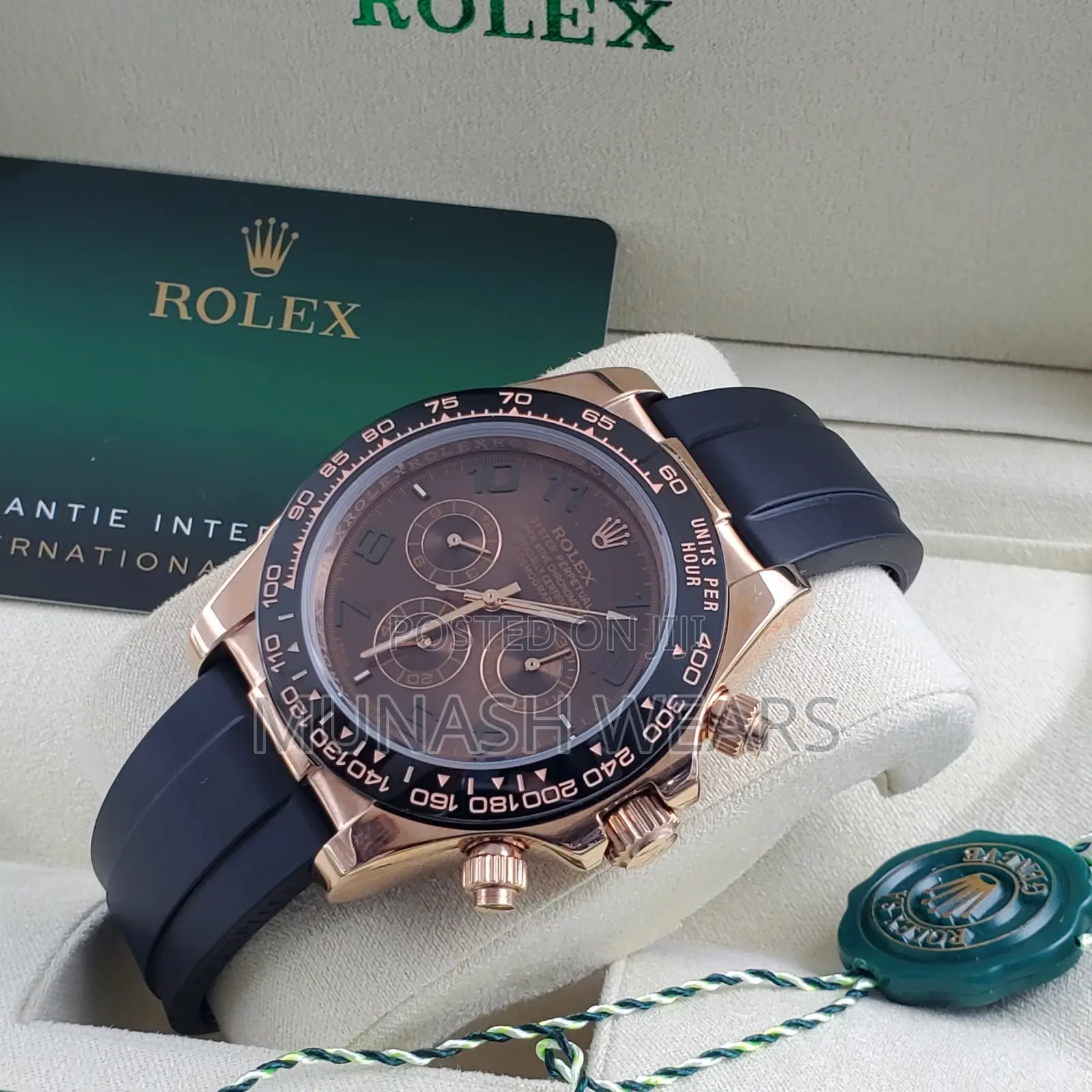 Luxury Rubber Strap X Chronograph Rolex