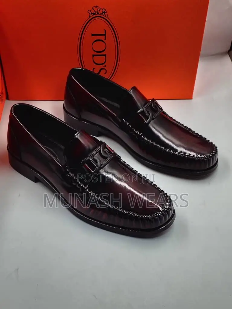 Italian Leather Tod's Shoes for Royal Men