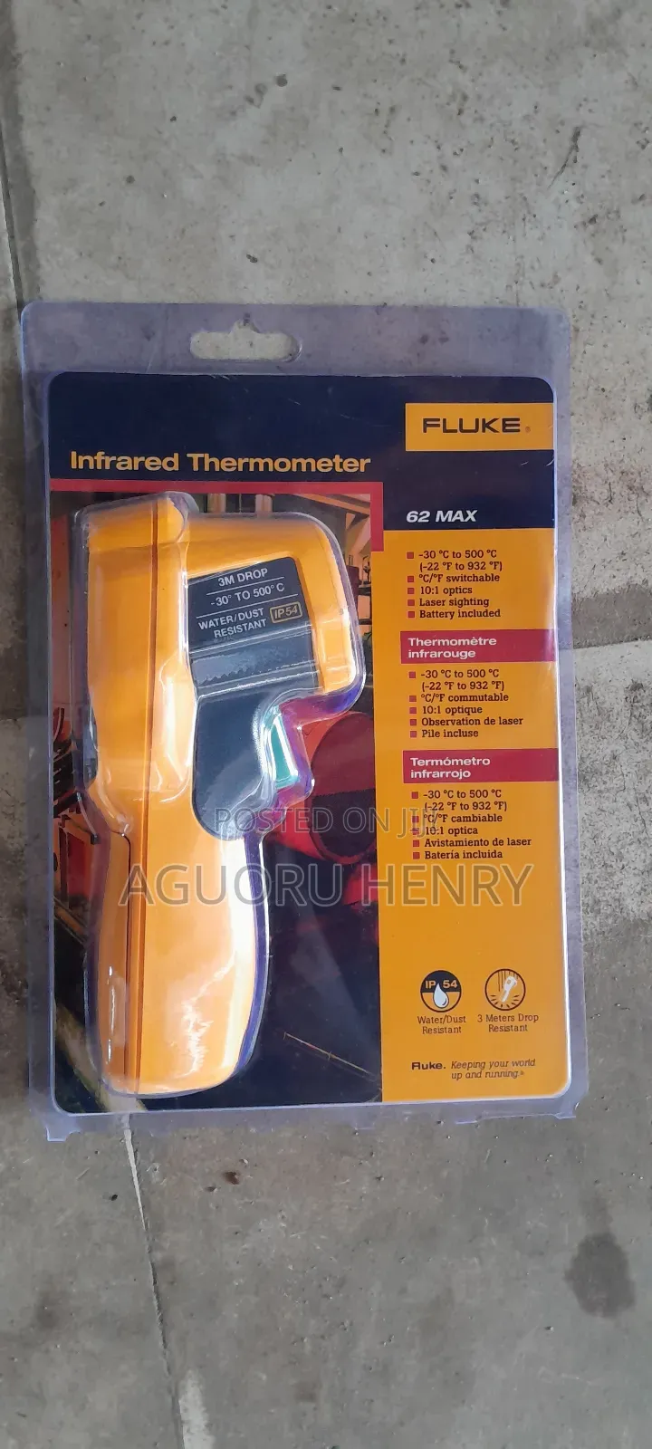 Fluke 62 Max Infrared Thermometer