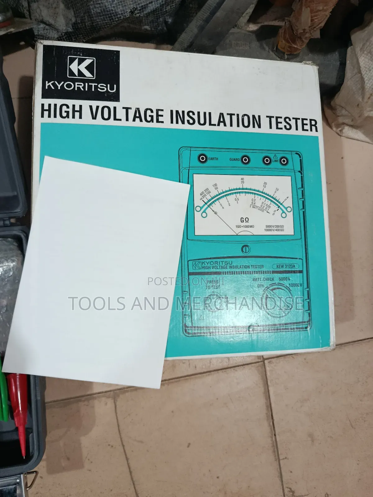 High Voltage Analogue Insulation Tester 10kv