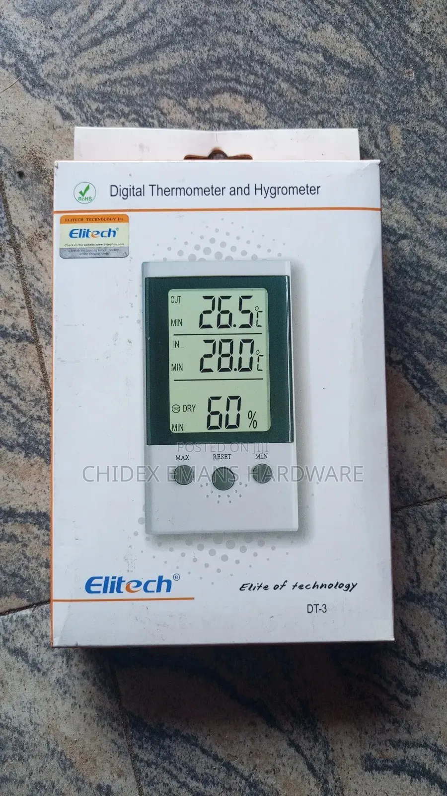 Digital Thermometer and Hygrometer