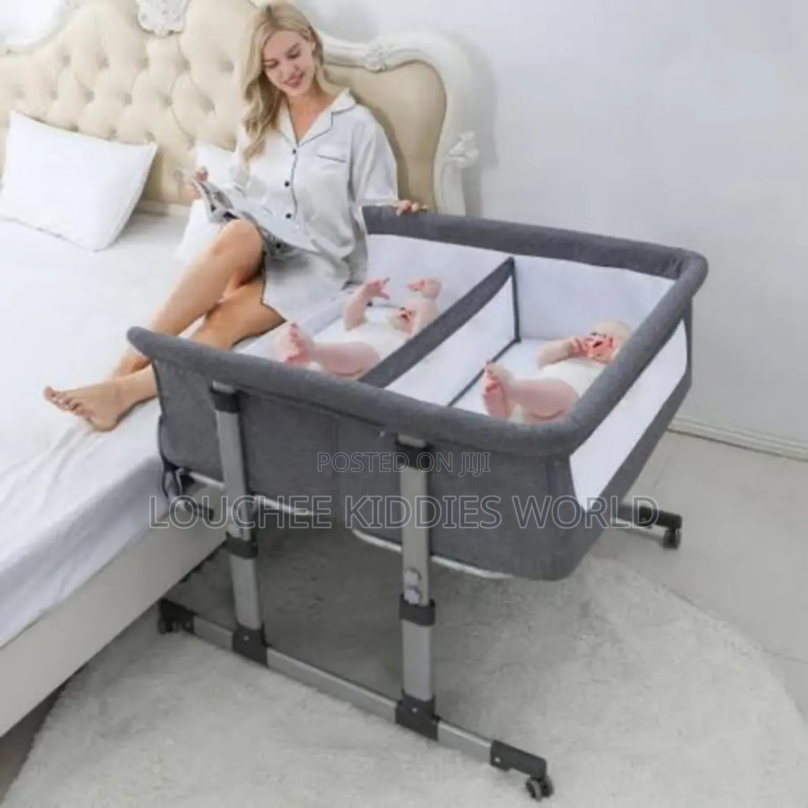 Twin Baby Bed With Mosquito Net