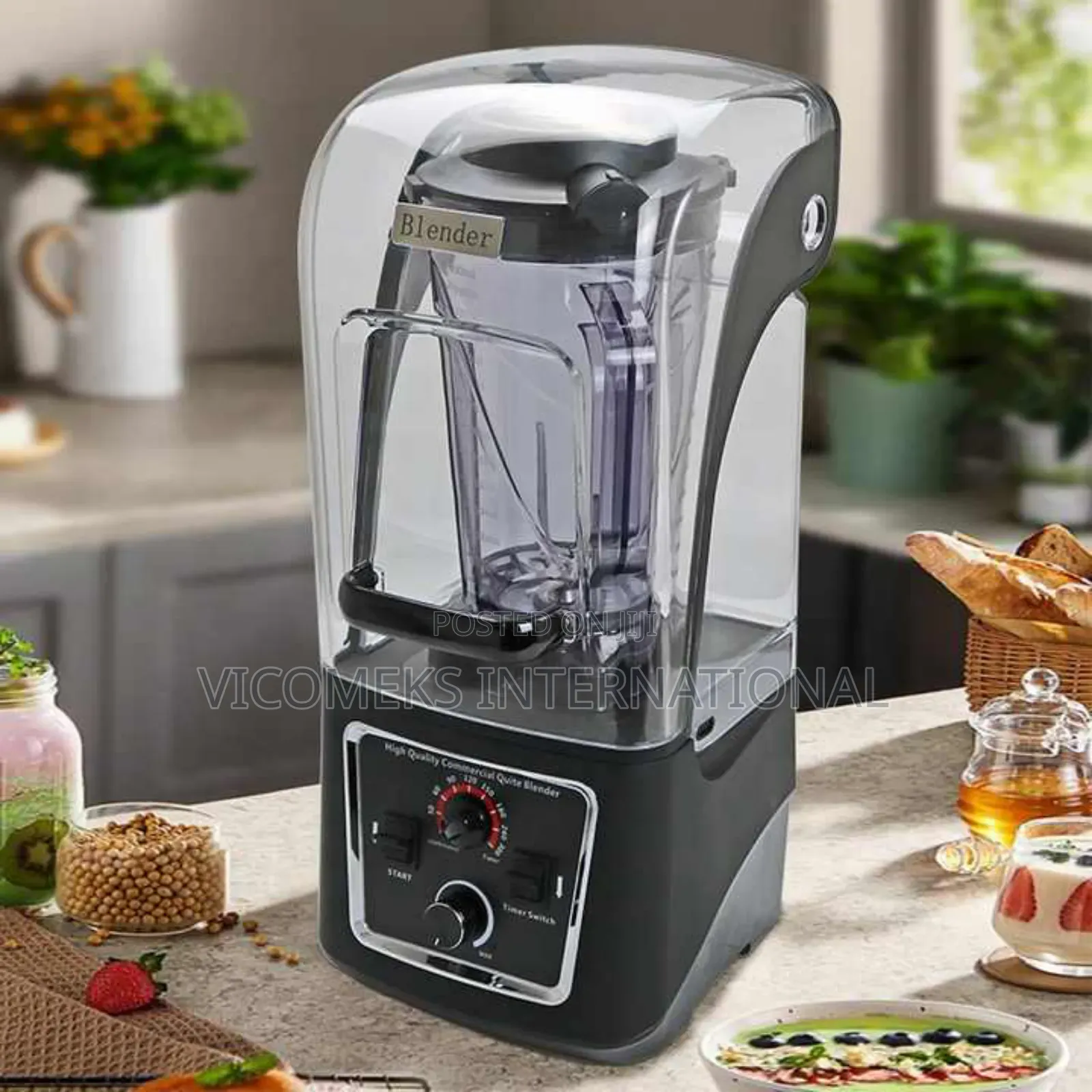 Sound Proof Commacail Blender and Smoothie