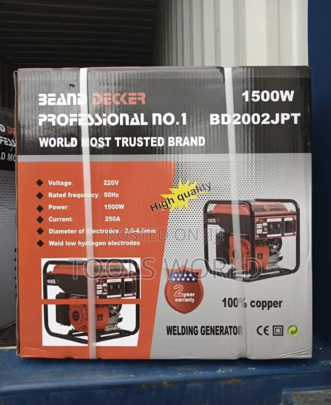Beand Decker 1500w Welding Generator 250a