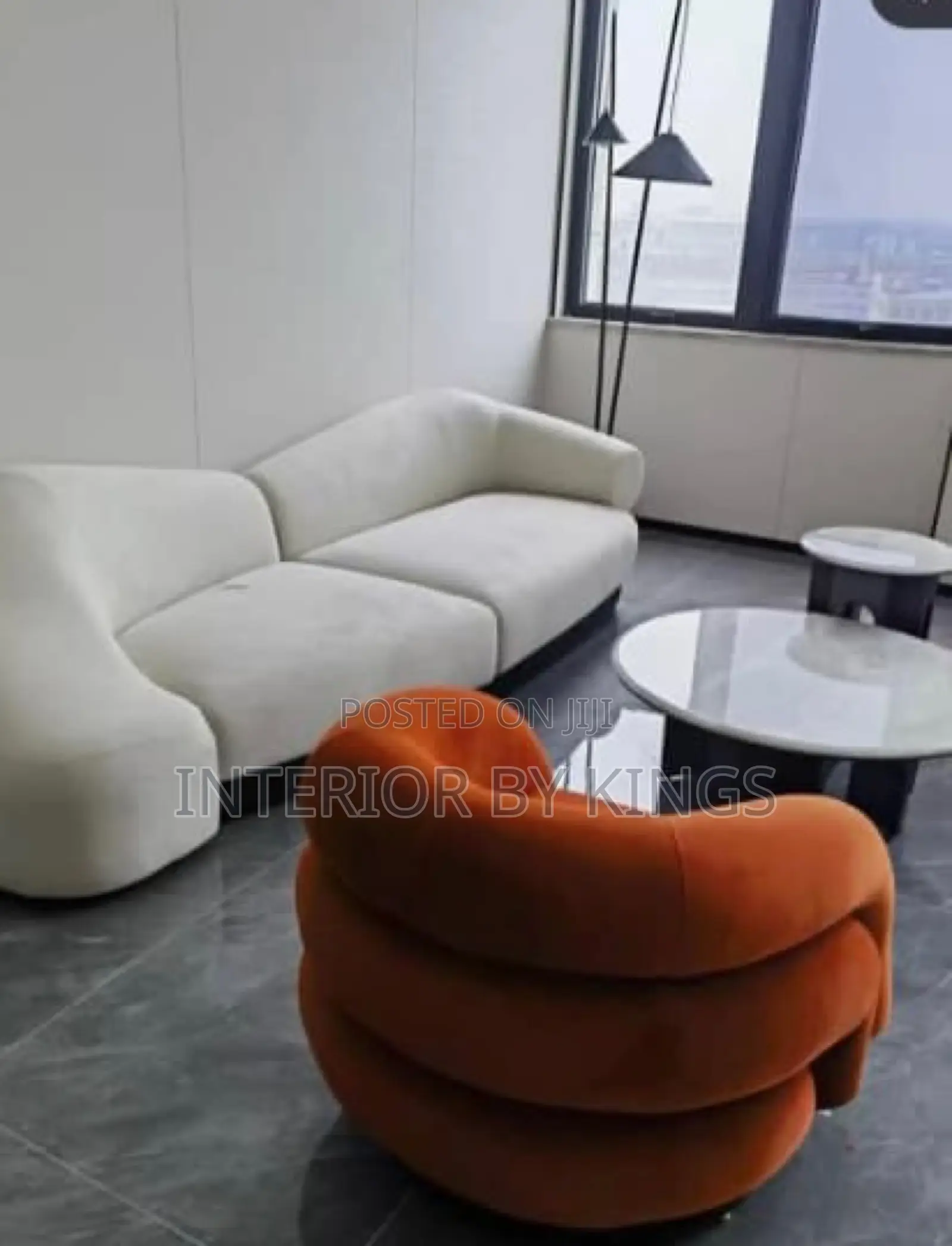 4seater Custom Made Sofa +Center Tables Can Be Made in Color