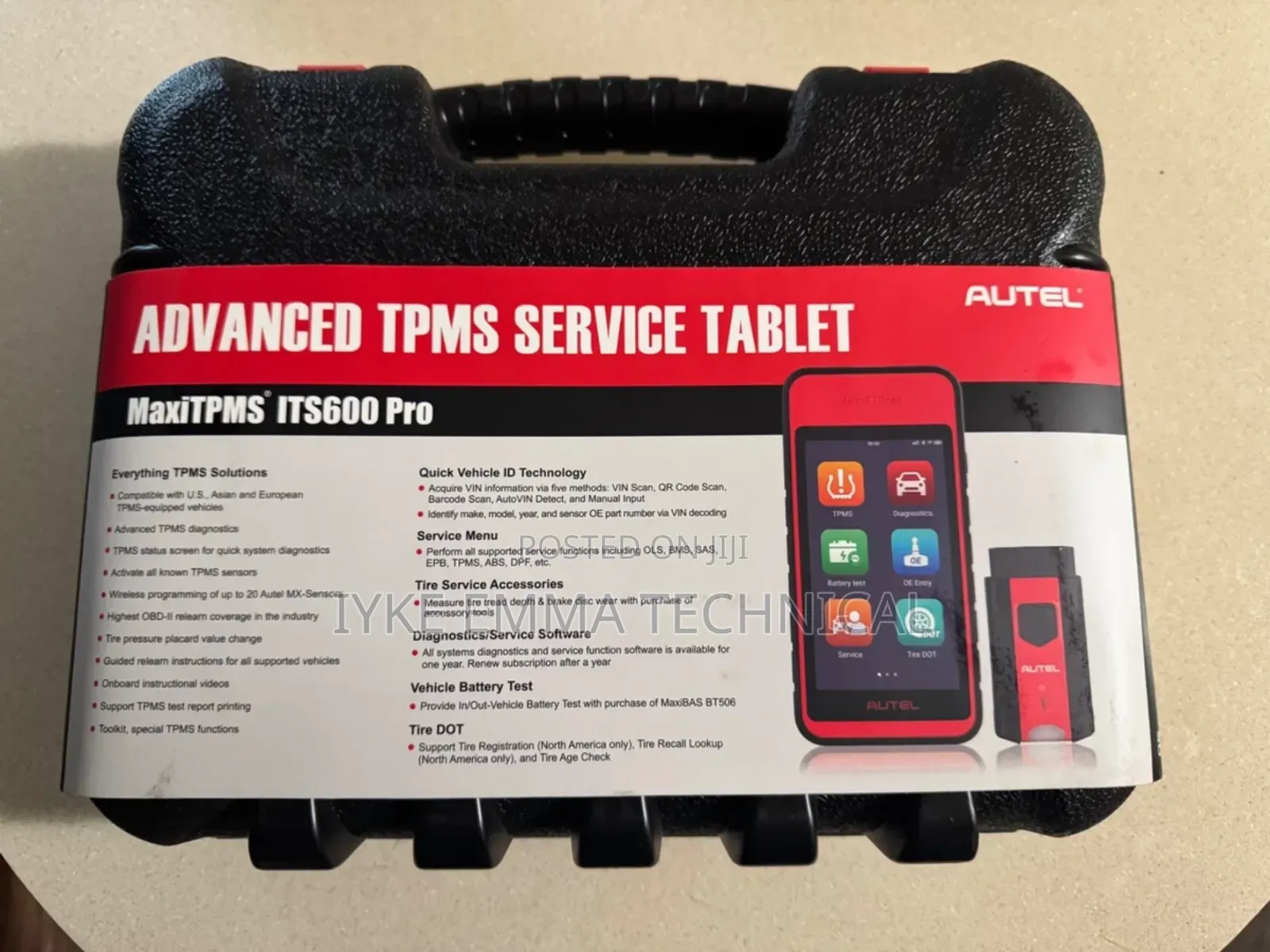 Autel Maxitpms Its600 Pro Intelligent TPMS Service Tool