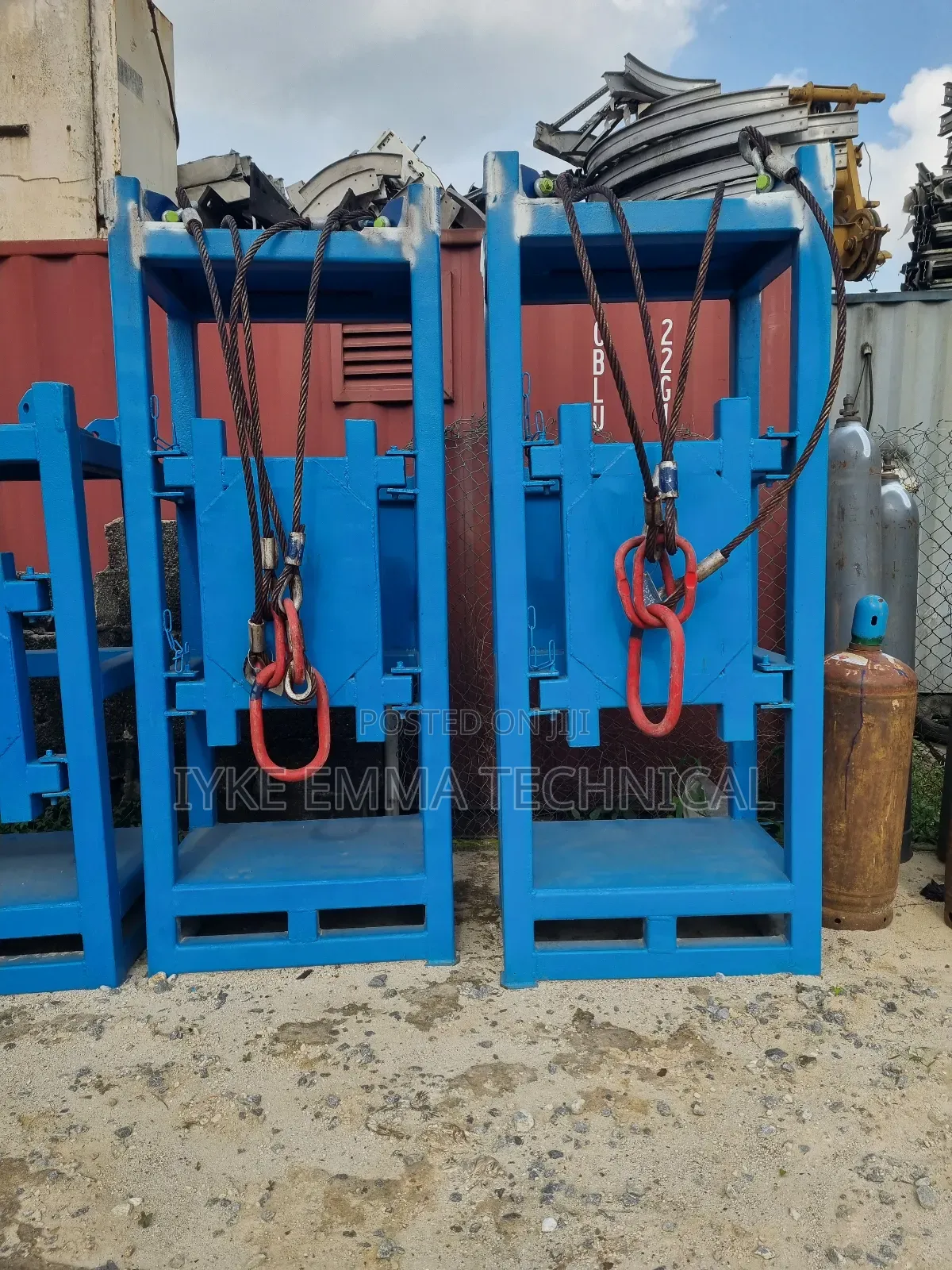 Offshore Oxygen Gas Rack Standard Quality Rack of 6 Bottles