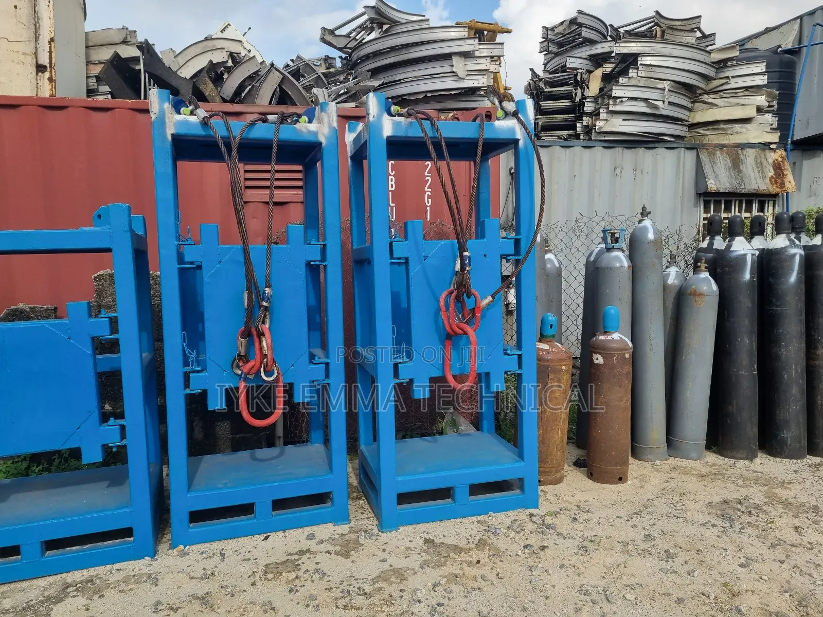 Offshore Oxygen Gas Rack Standard Quality Rack of 6 Bottles