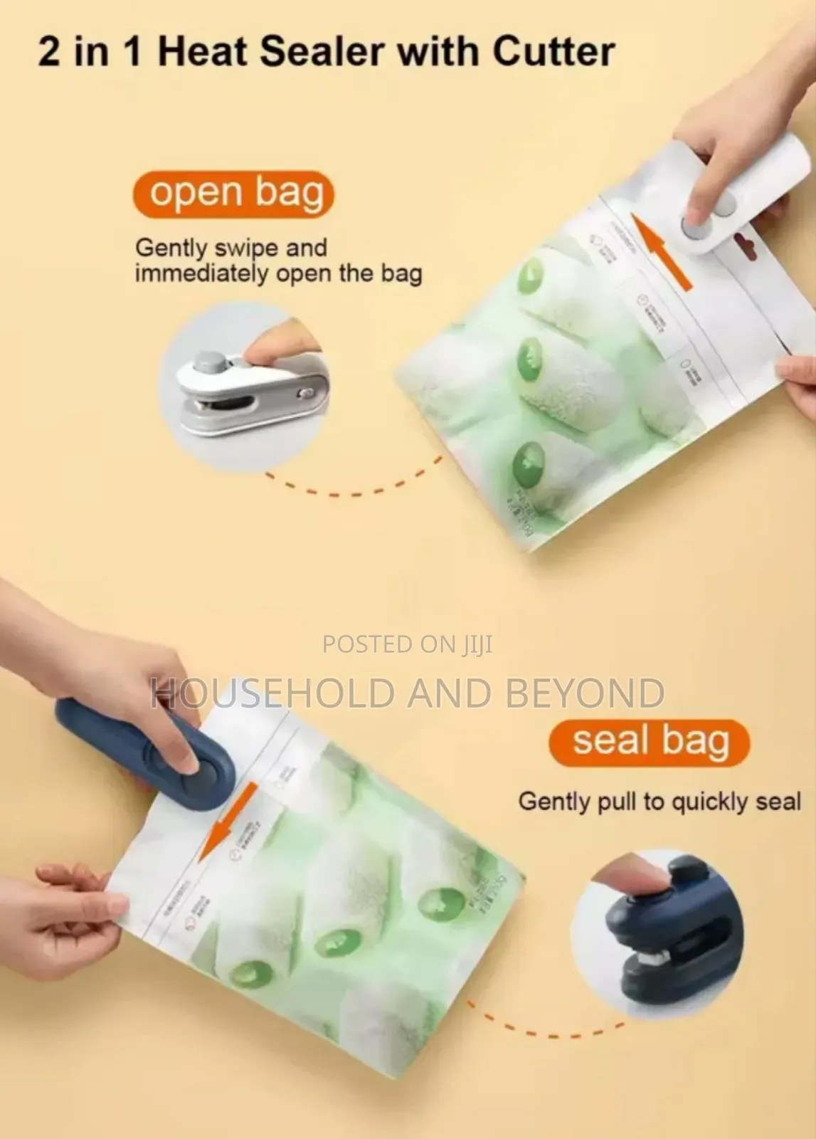 2 In 1 Mini Rechargeable Sealing Machine