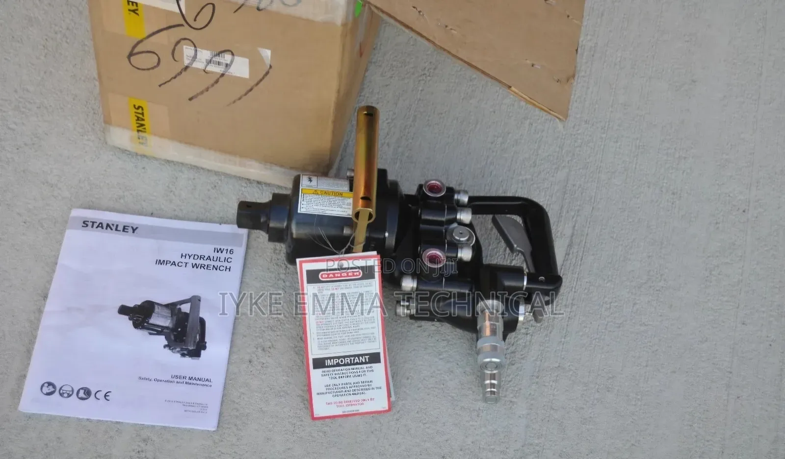 Hydraulic Underwater Impact Wrench 1" Dr