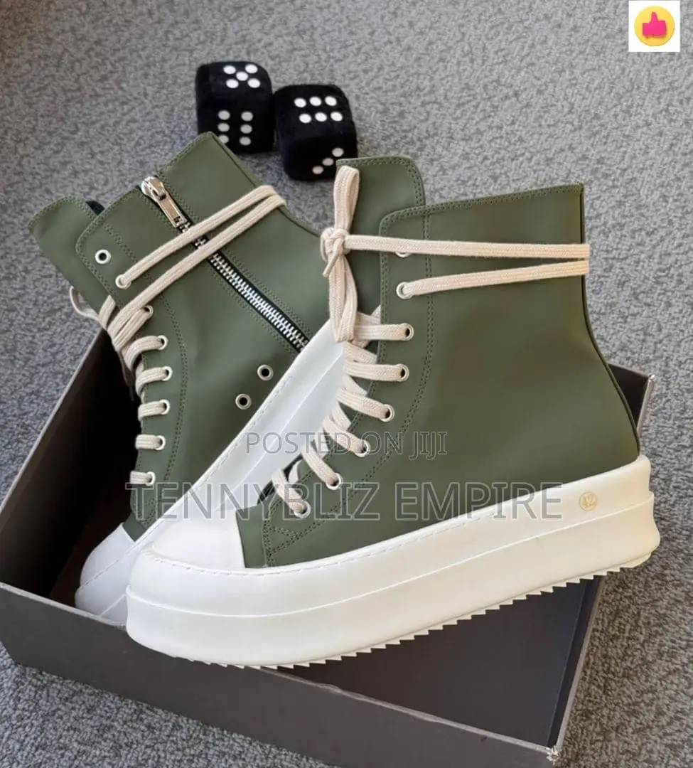 Wizkid-Inspired Rick Owens Latest Luxury Sneakers