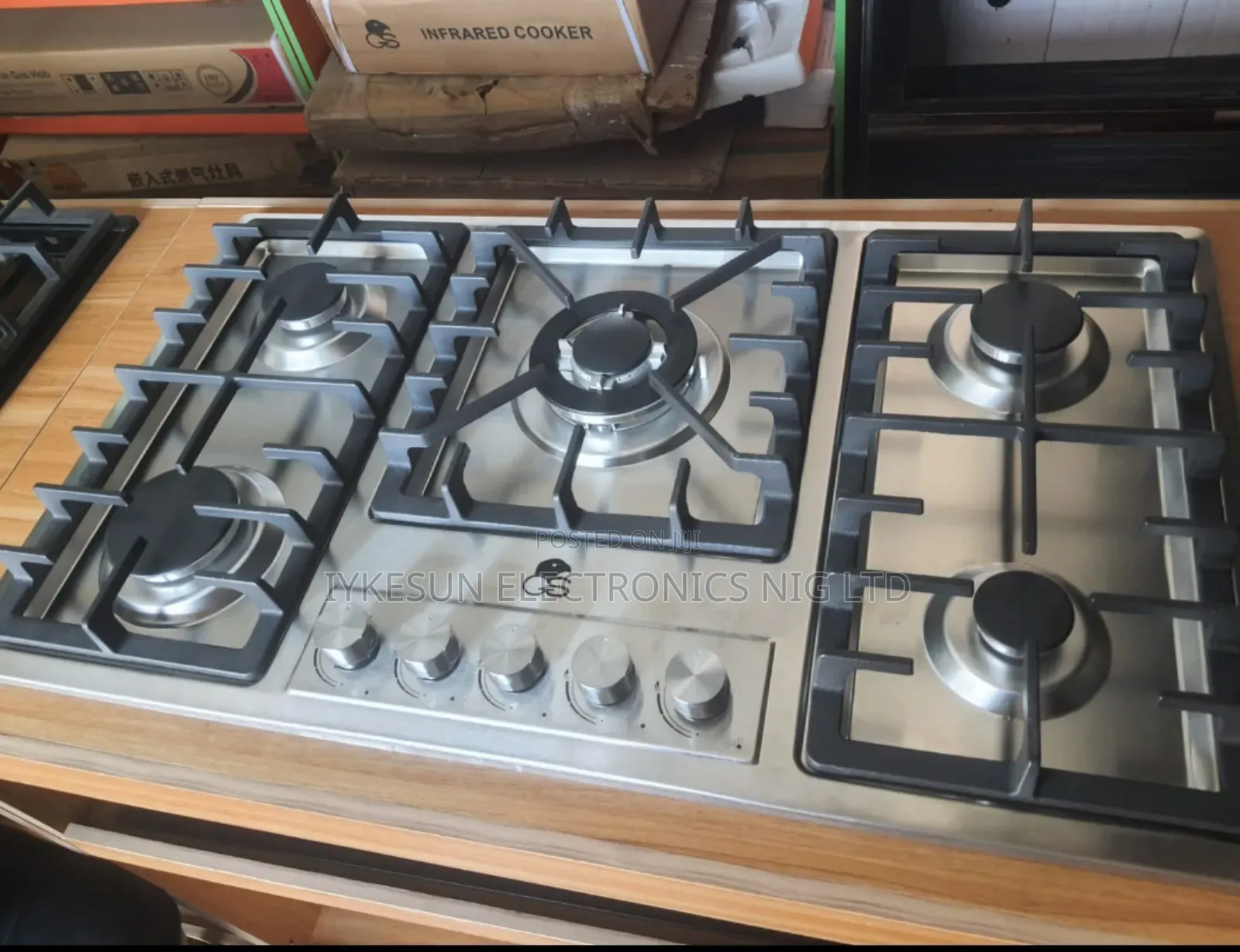 Original Gs Stainless Steel Built-in Gas Cooker 90cm 5burner