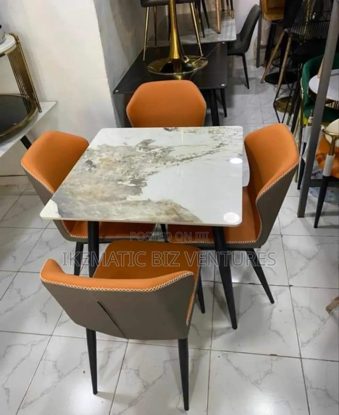 Marble Dining Table With 4 Chairs