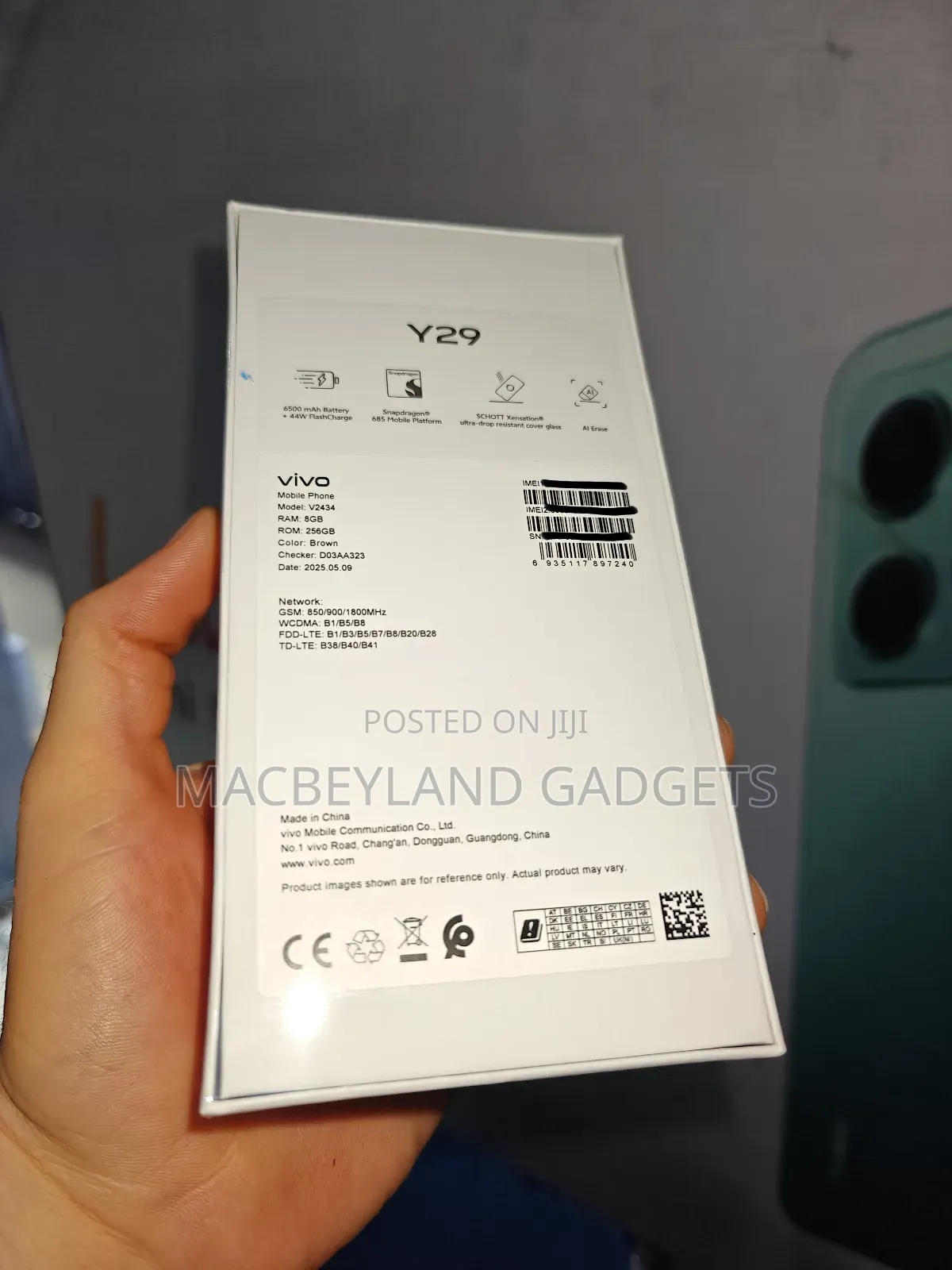 New Vivo Y28 8 GB Black
