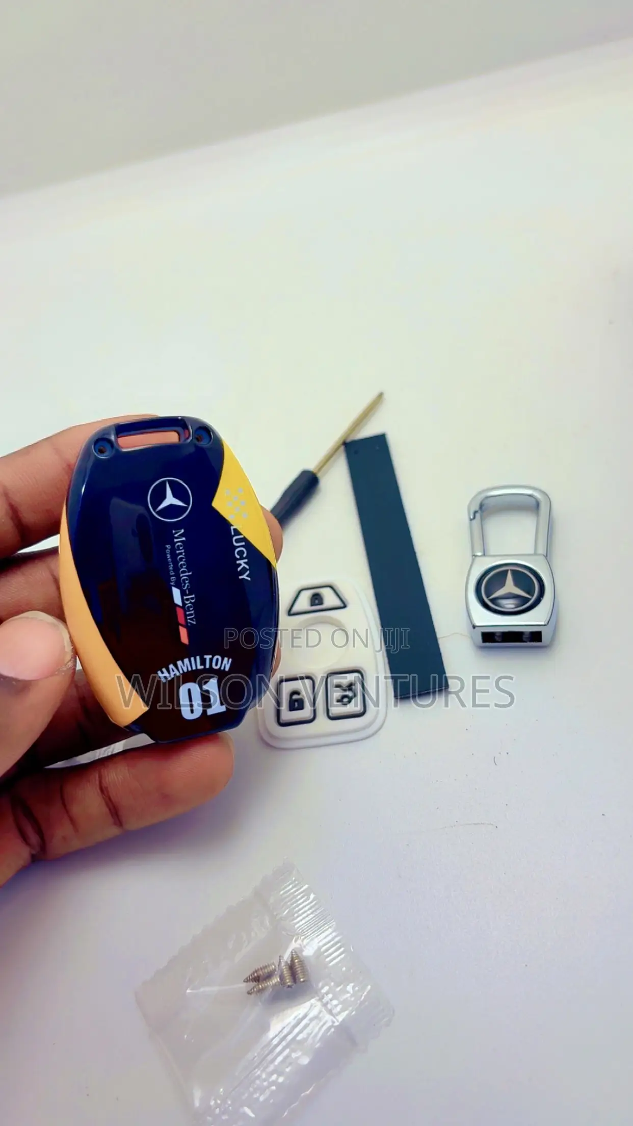 Benz Plastic Key Cover Pouch