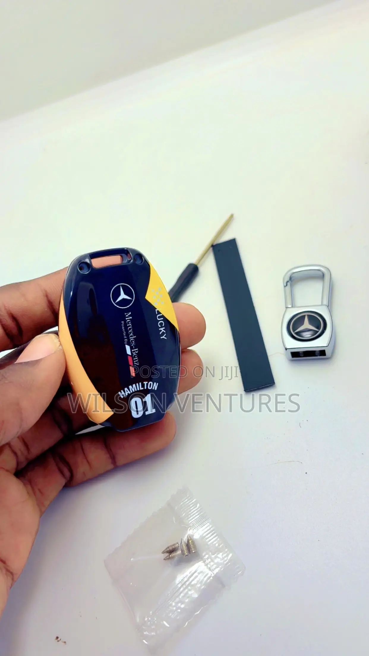Benz Plastic Key Cover Pouch