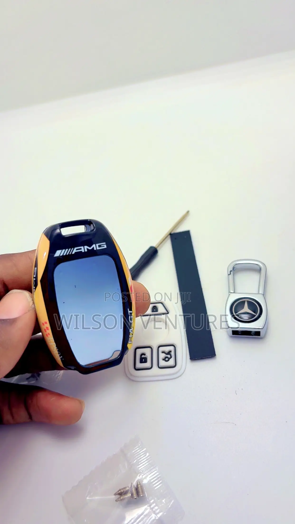 Benz Plastic Key Cover Pouch