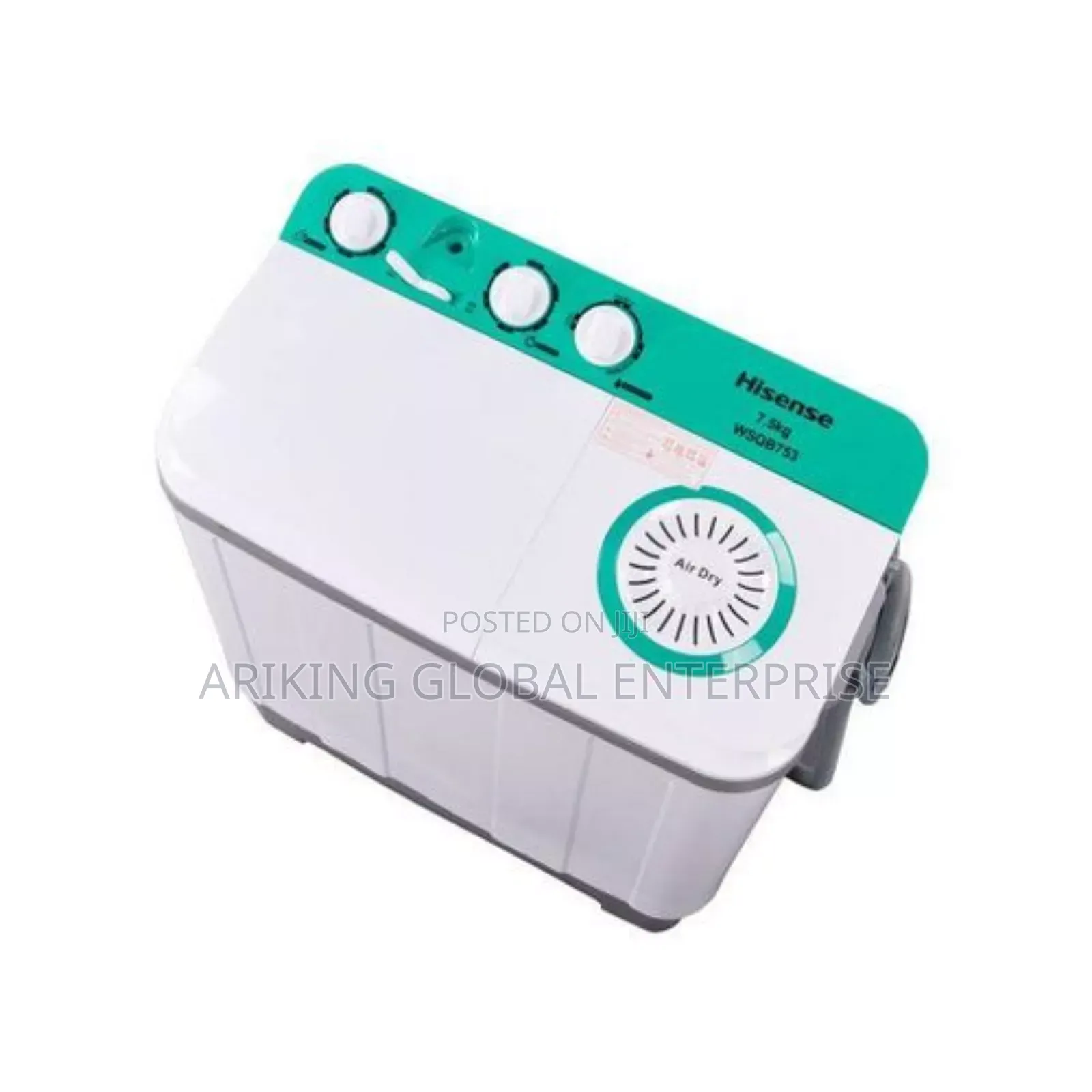 Hisense 7.5 Kg Twin Tub Top Loader Washing Machine