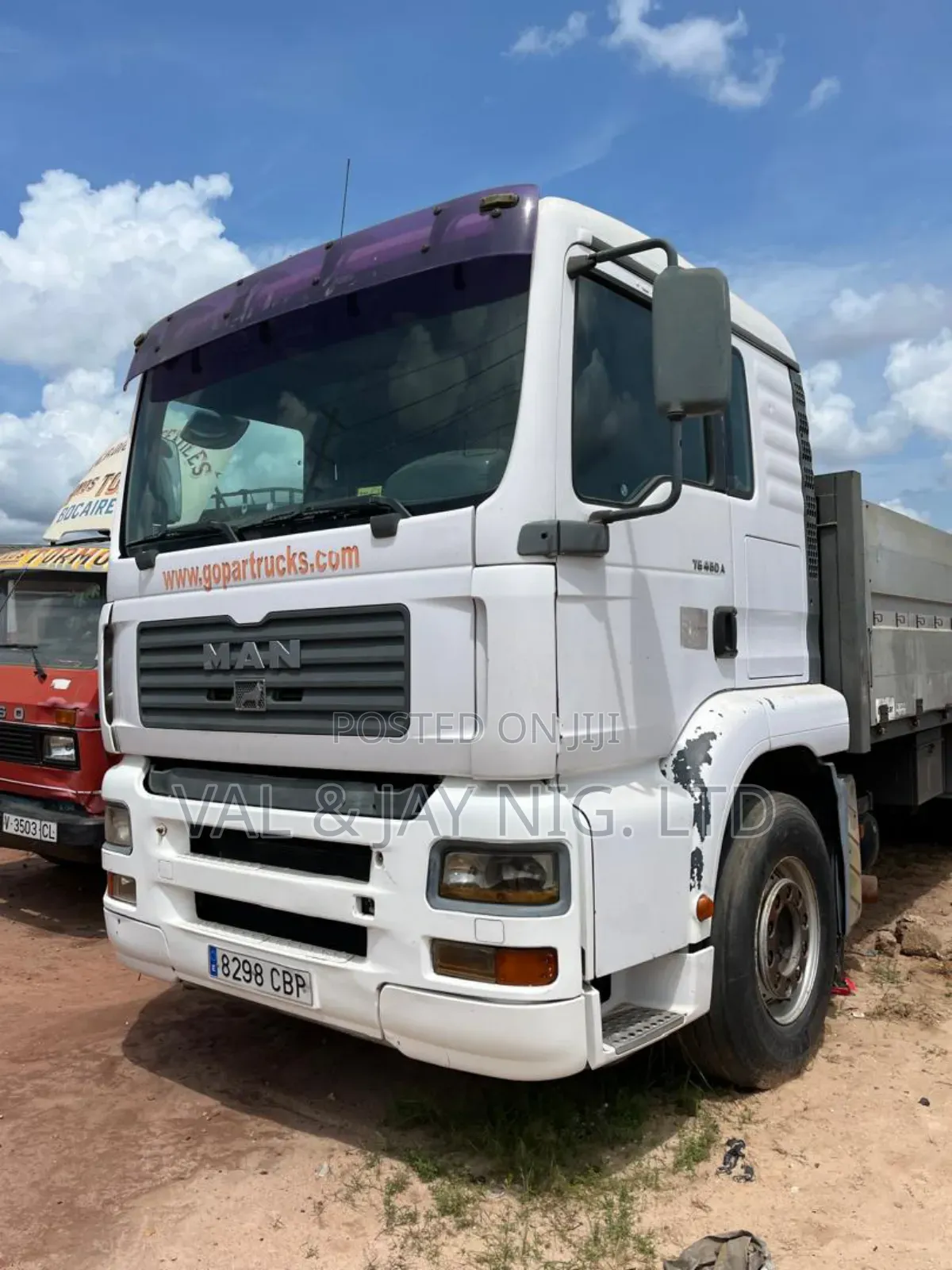 Man Diesel Tga 460 Rigid Truck - 8 Tyres - Foreign Use