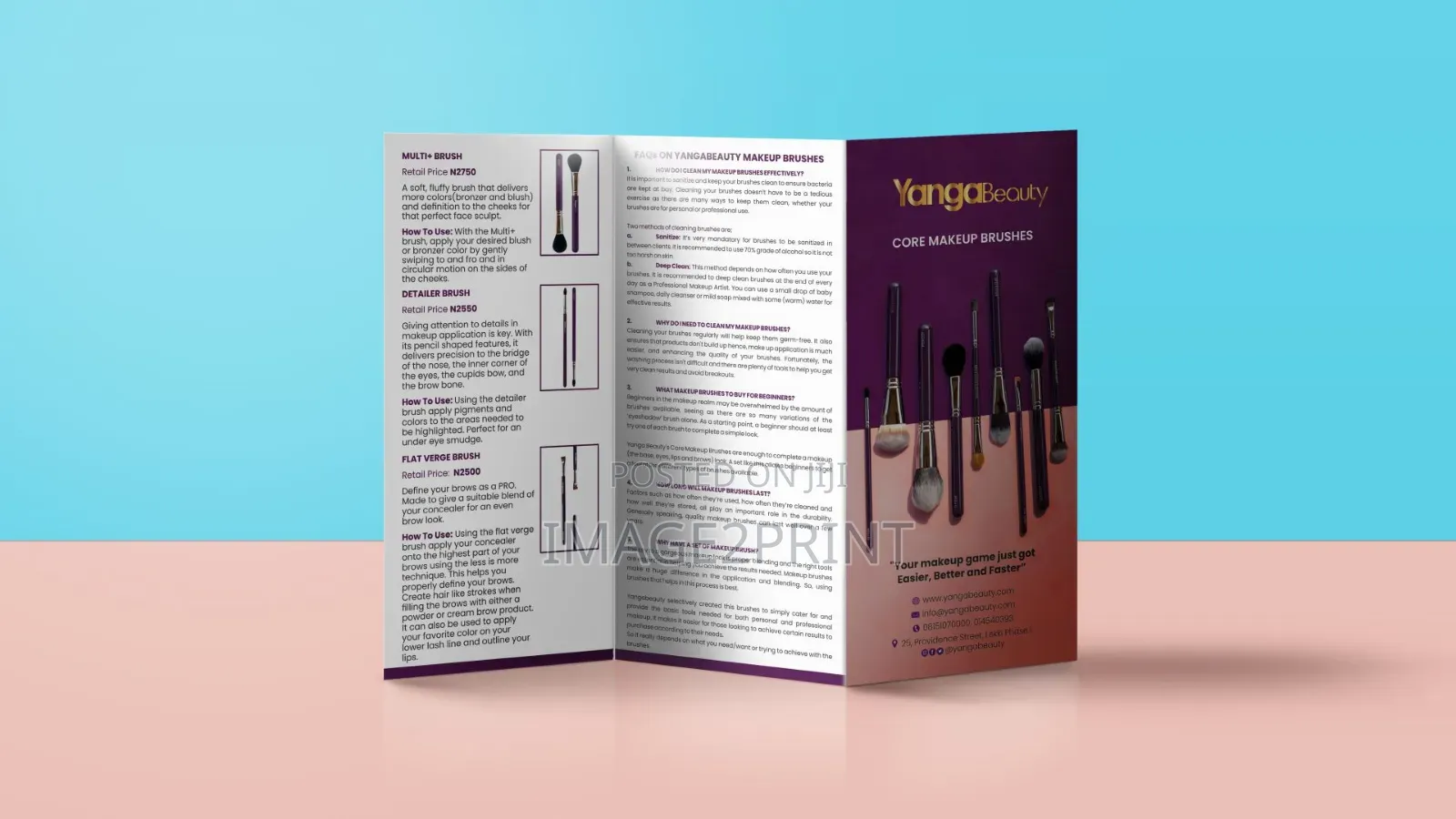 A4 Trifold Flyers