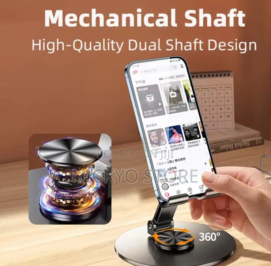 All-Metal Rotating Phone/Tablet Stand