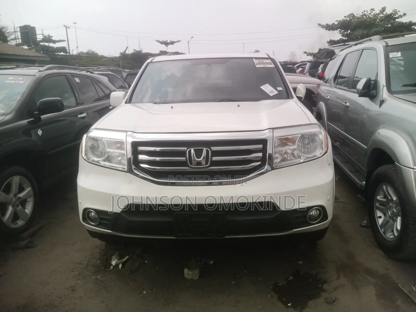 Honda Pilot EX 4dr SUV (3.5L 6cyl 5A) 2013 Off white