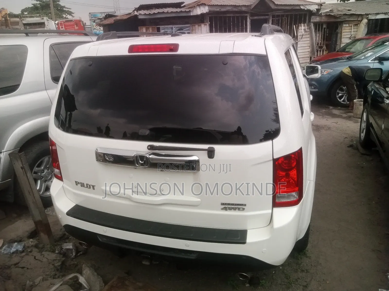 Honda Pilot EX 4dr SUV (3.5L 6cyl 5A) 2013 Off white