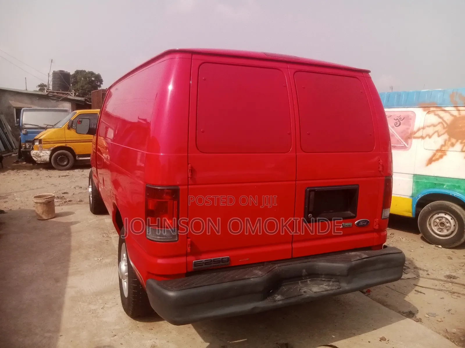 Ford E250 2009 Red