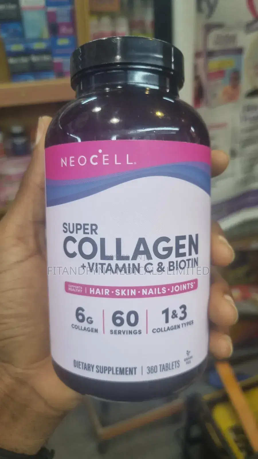 +12
Neocell Super Collagen + Vitamin C Biotin