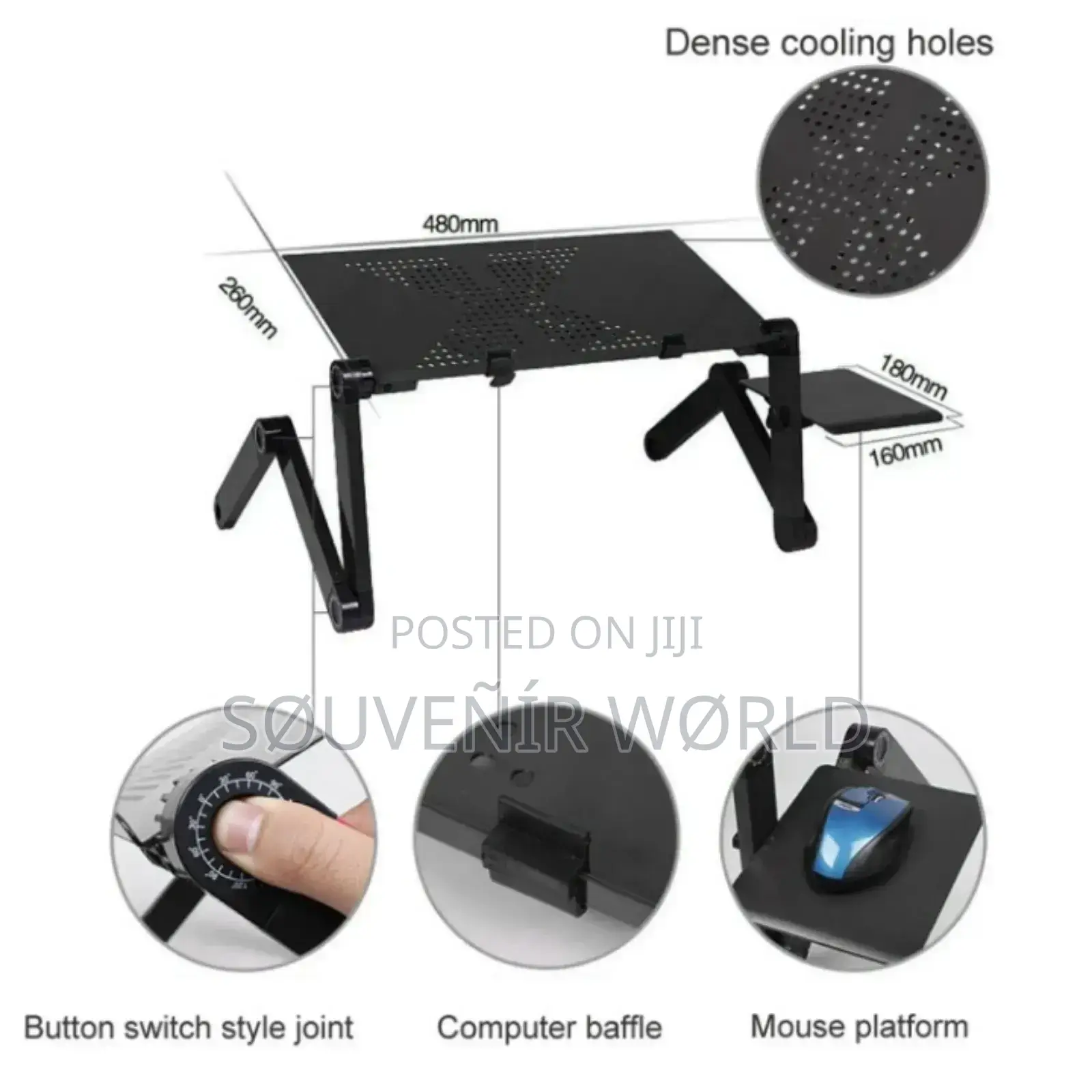 T9 15 Kg Adjustable Laptop Table