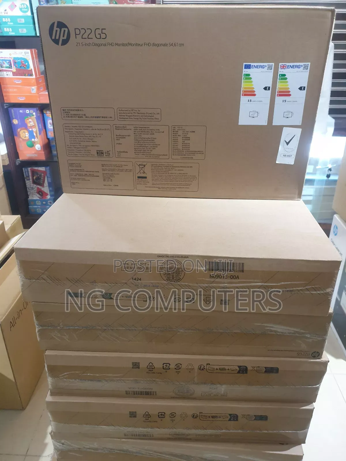 Hp P22g5 Monitor 21.5 Inch