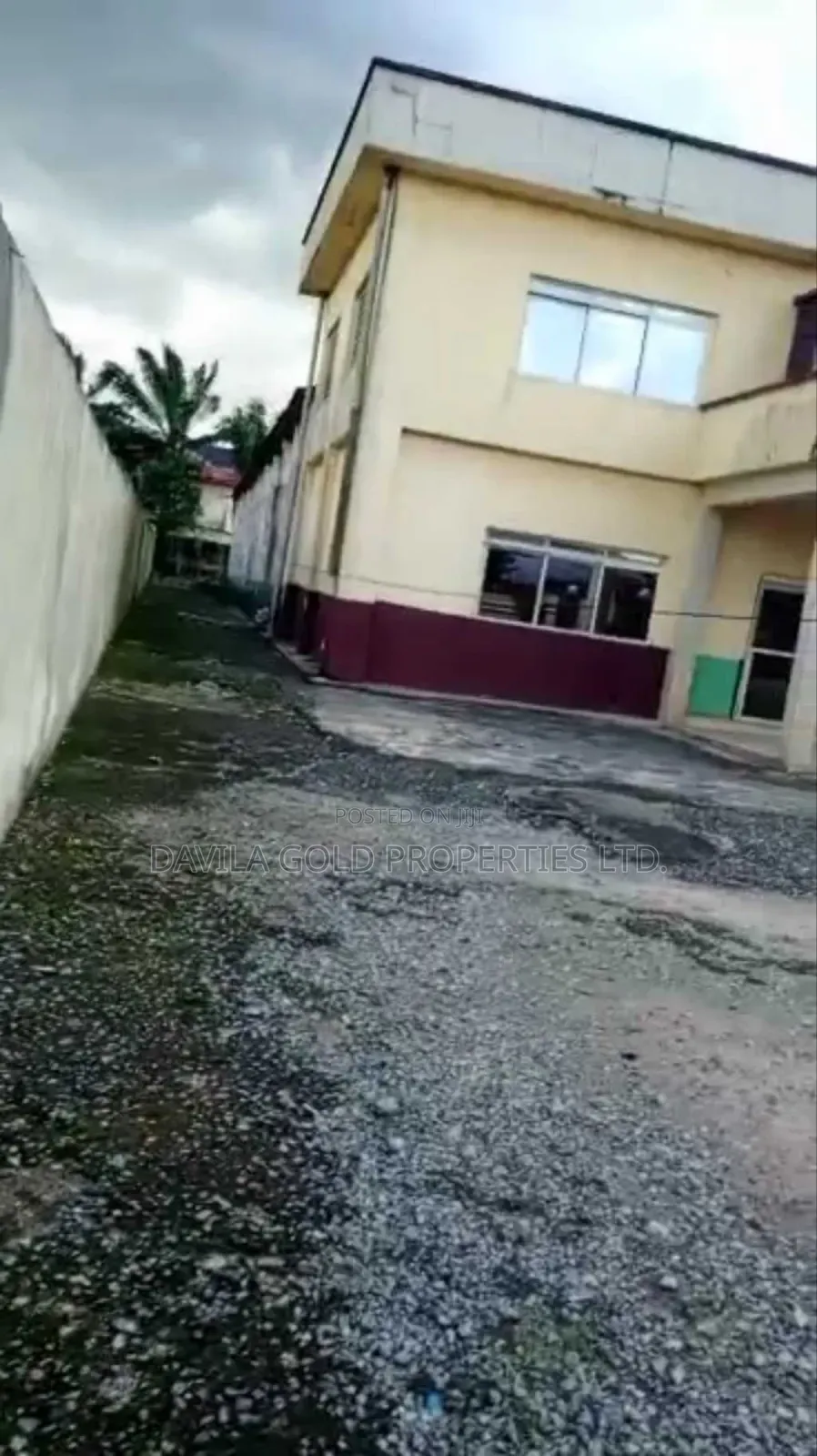A Land With a Building for Sale