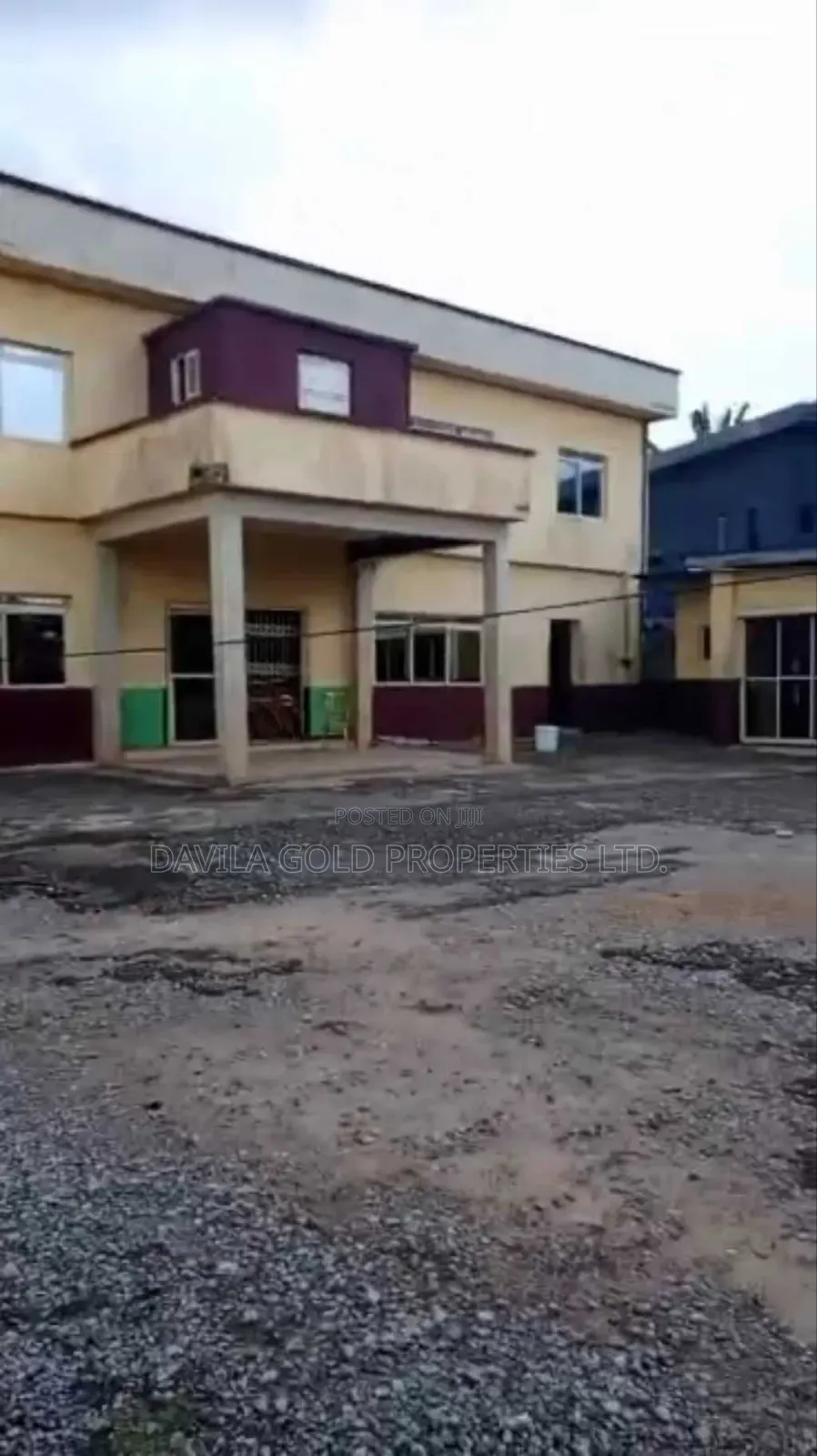A Land With a Building for Sale
