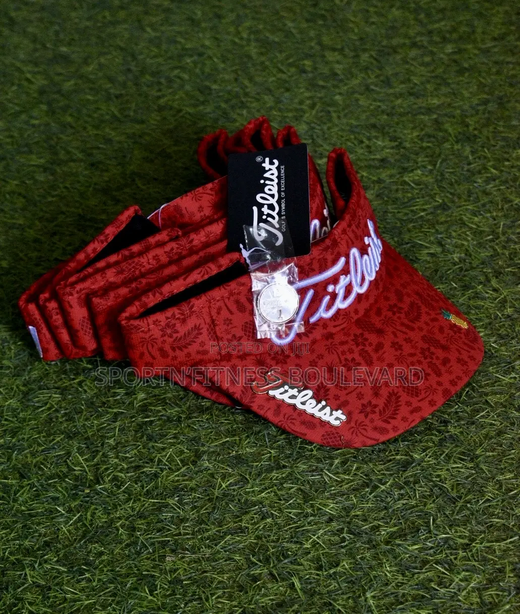 Titleist Open Visor Golf Hats With Marker