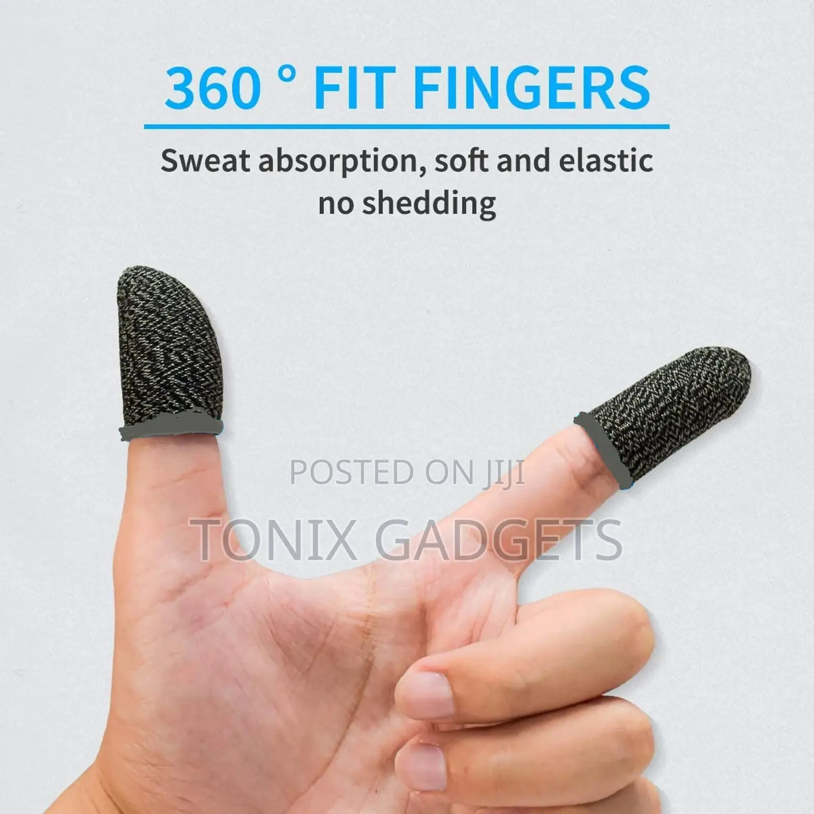 Mobile Gaming Thumb Finger Sleeves ( 1 Pair Thumb Index)
