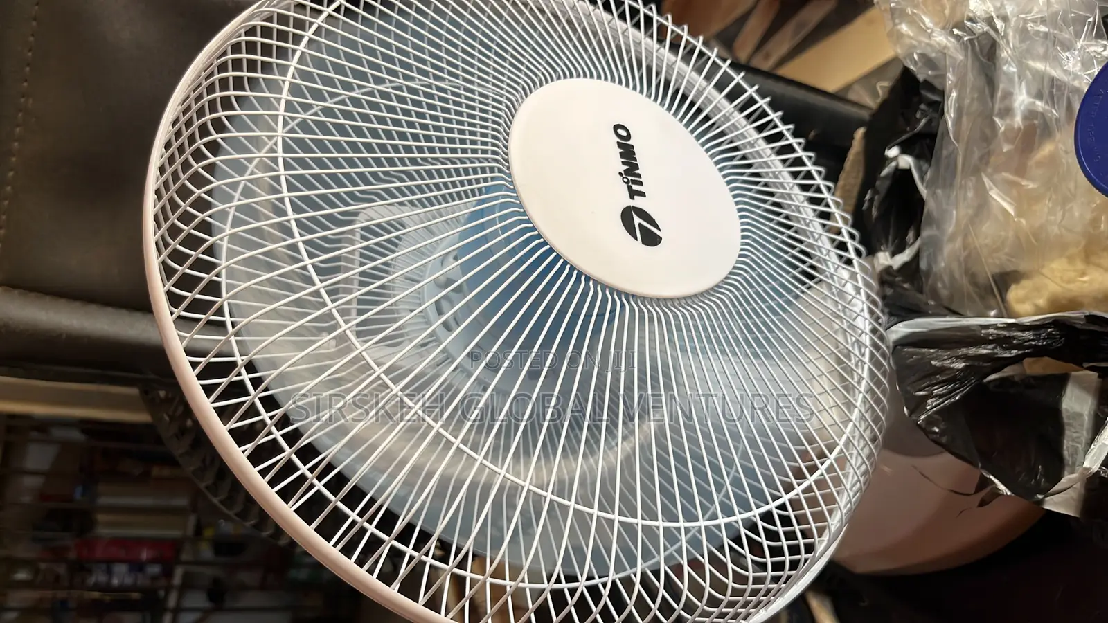 12” Original Solar Tinmo Table Top Fan