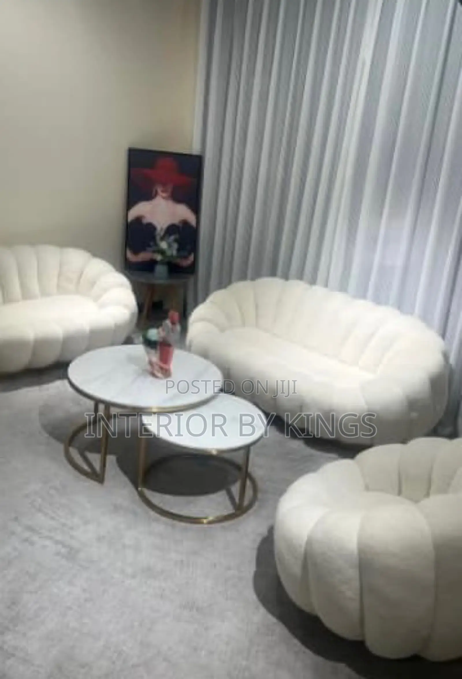 5seater Custom Made Sofa +Center Table Can Be Made in Color