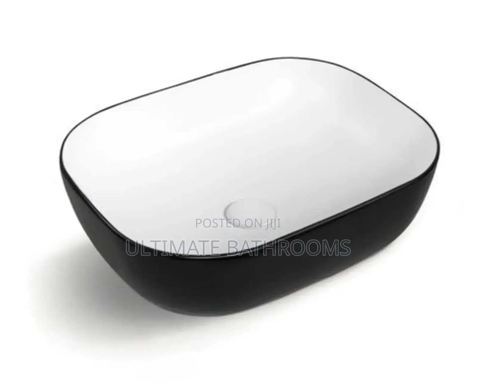 White and Black Counter Basin