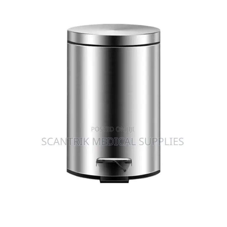 Brushed Steel Rubbish Bin – 11l