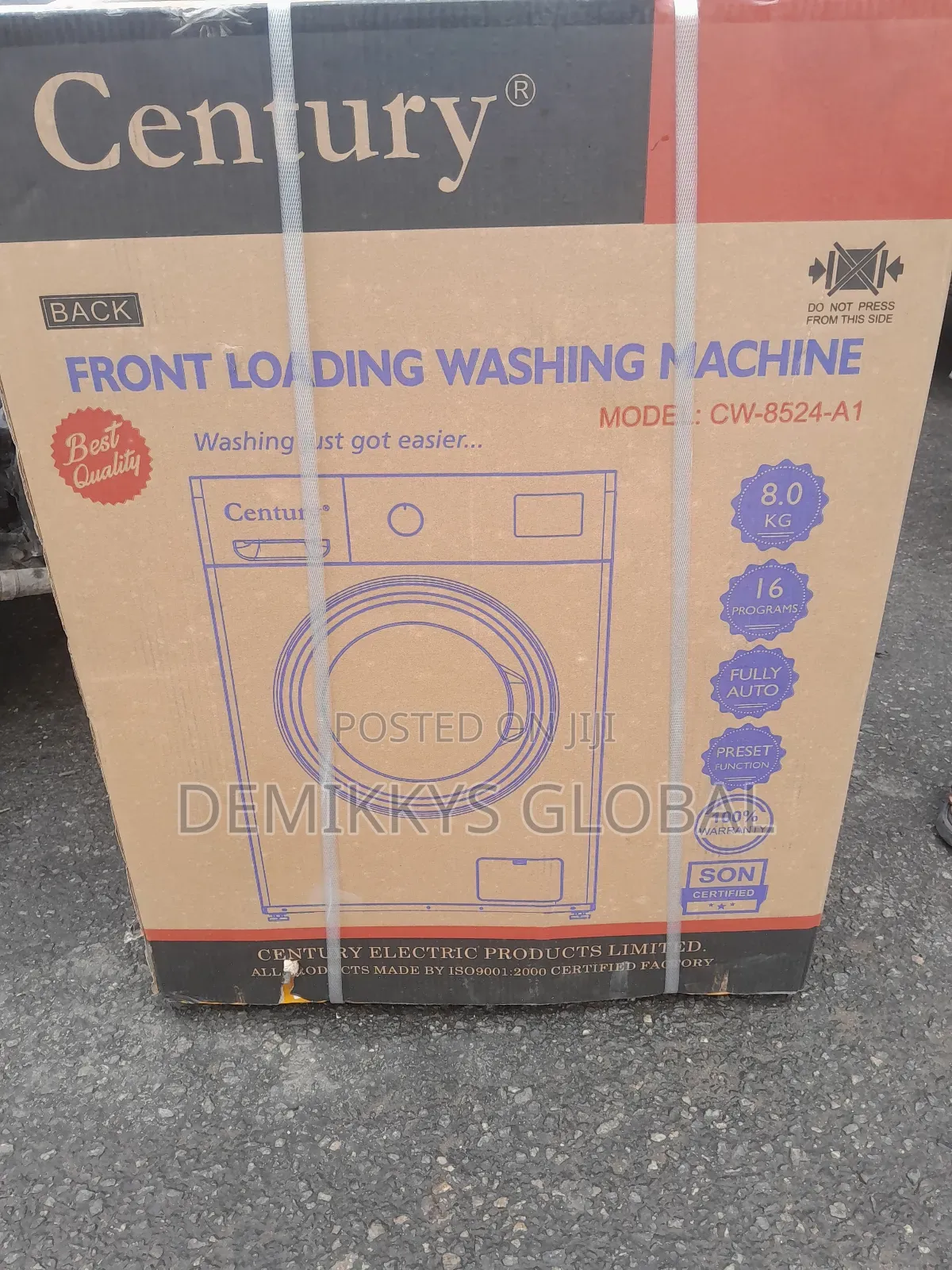 Century Front Loader Wash and Dry Machine 8kg