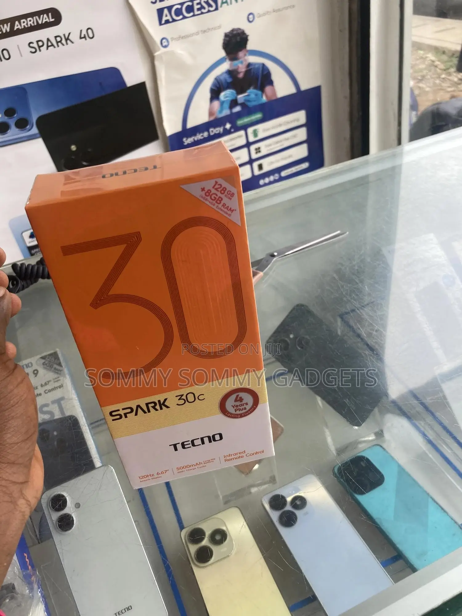 New Tecno Spark 30C 128 GB