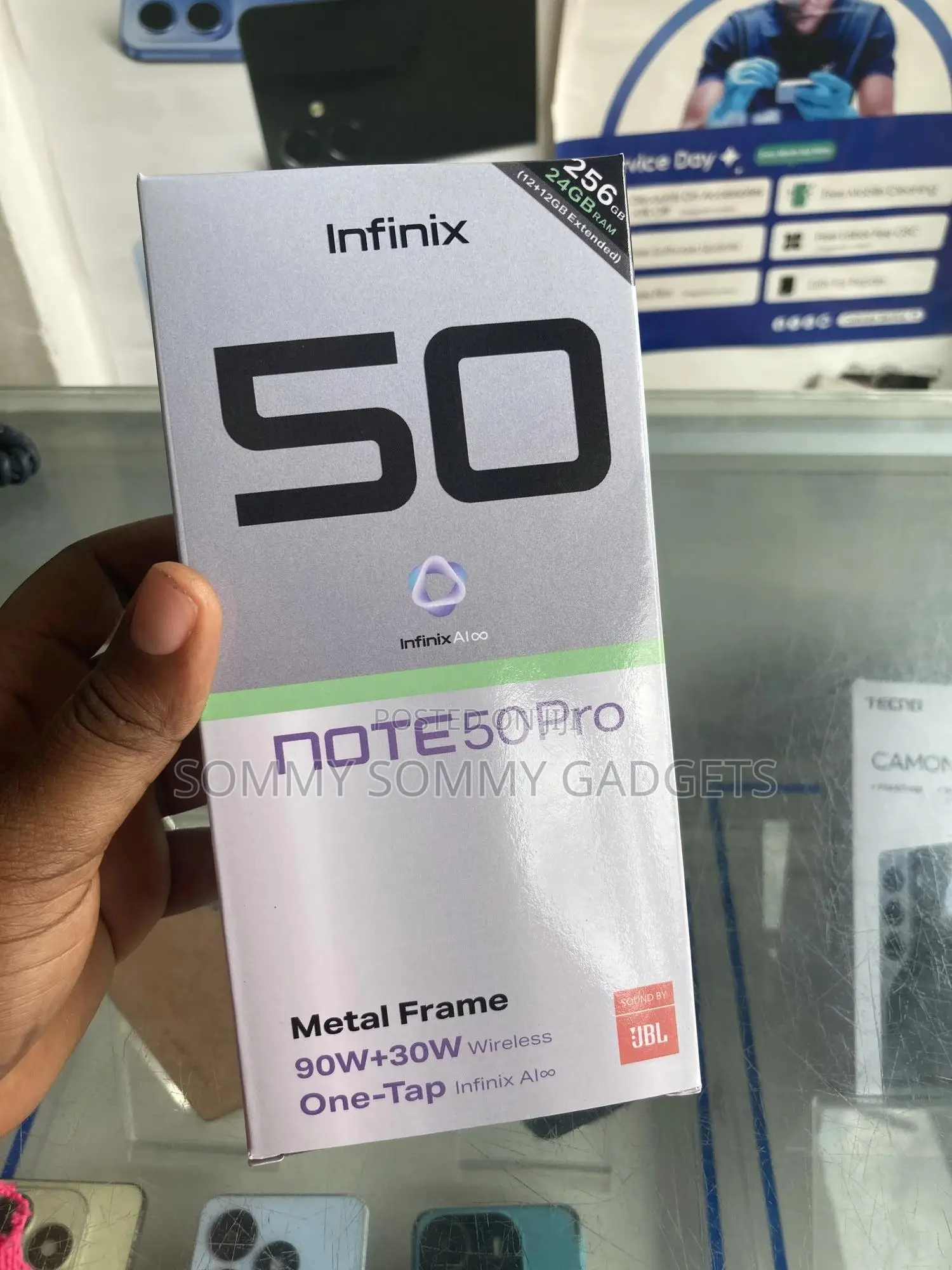 New Infinix Note 50 Pro 4G 256 GB