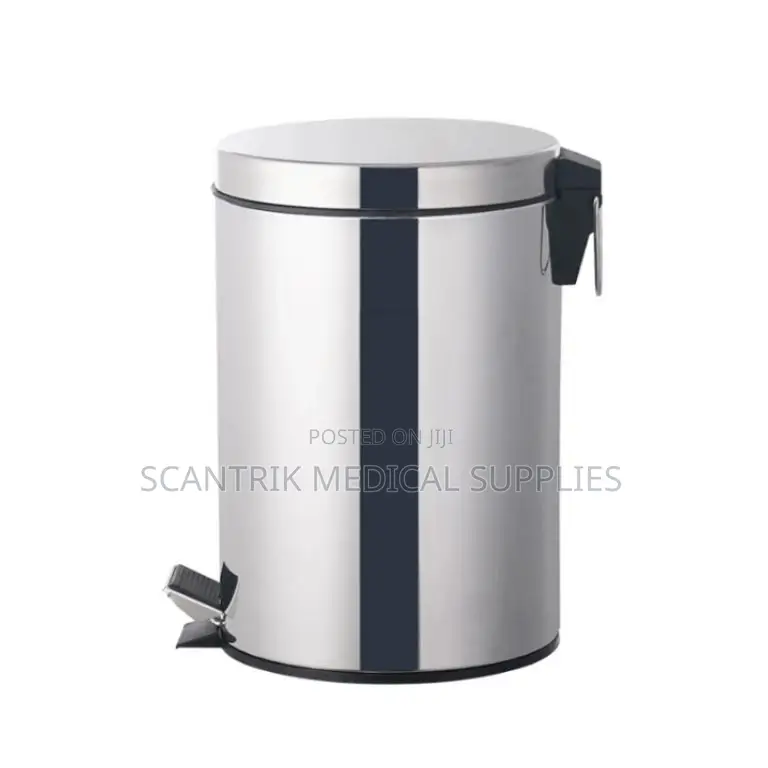 11l Durable Steel Trash Can