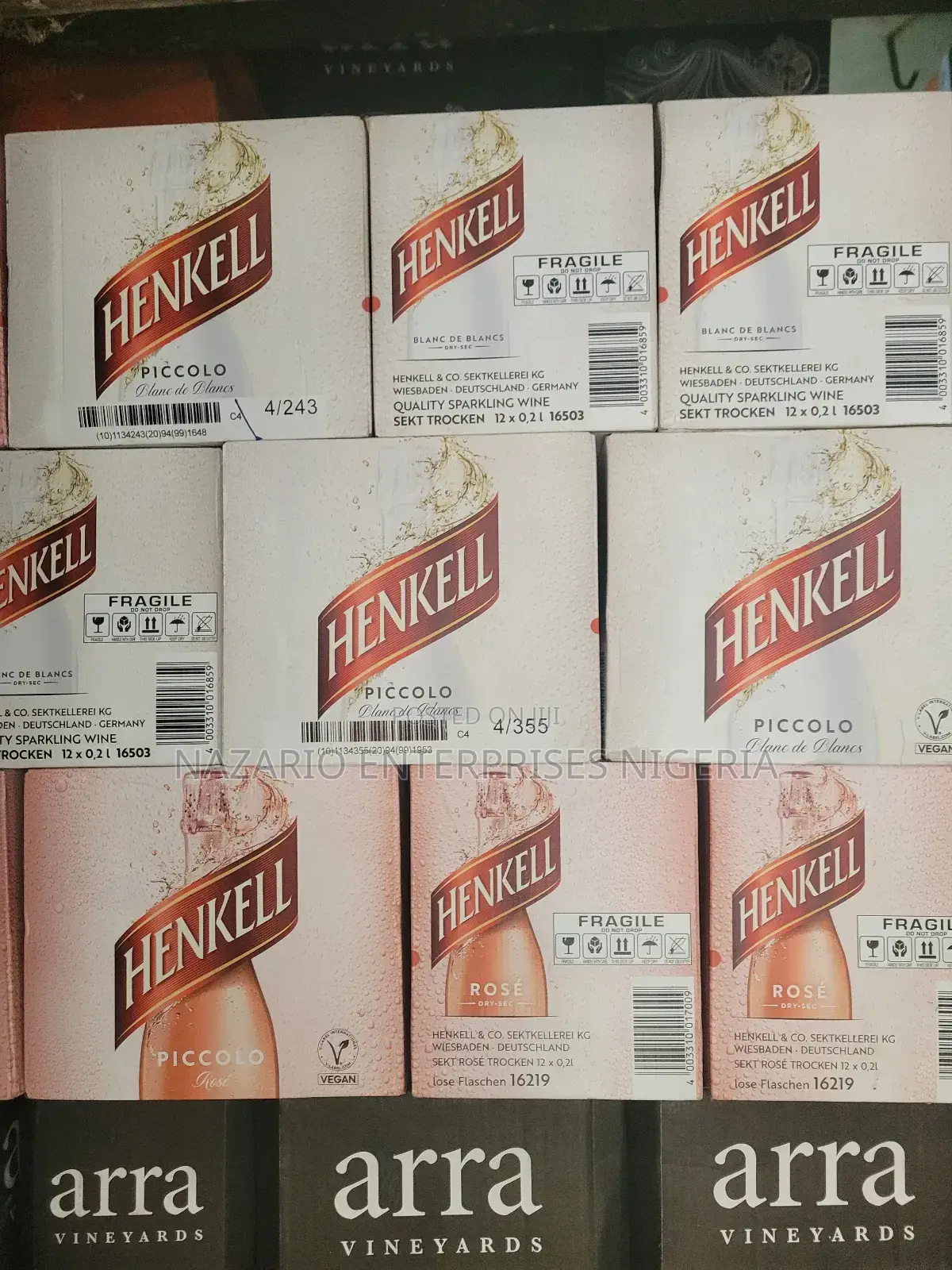 Henkell Sparkling Wine Mini Bottle by 12 Bottles
