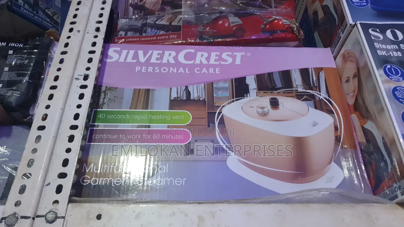 Industrial Silver Crest Garment Steamer