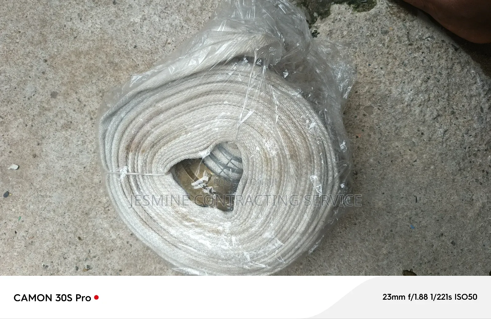 Fire Hose Canvas 2" With Bronze Storz Coupling