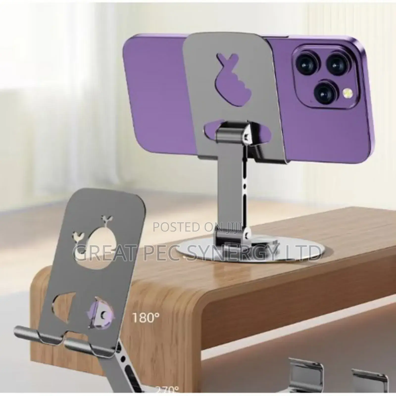 360 Rotating Phone Holder and Tablet Holder