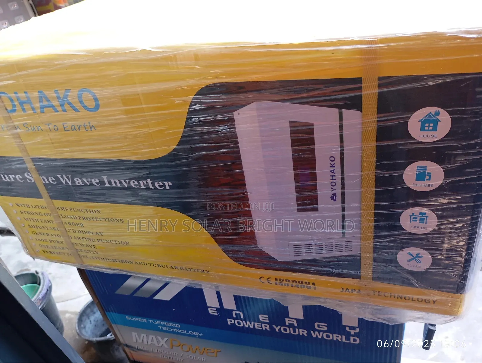 Yohaco 5.5kva 48v Normal Inverter