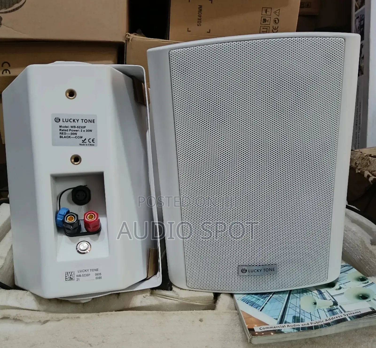 Active Waterproof TWS Bluetooth Wall Mount Speaker