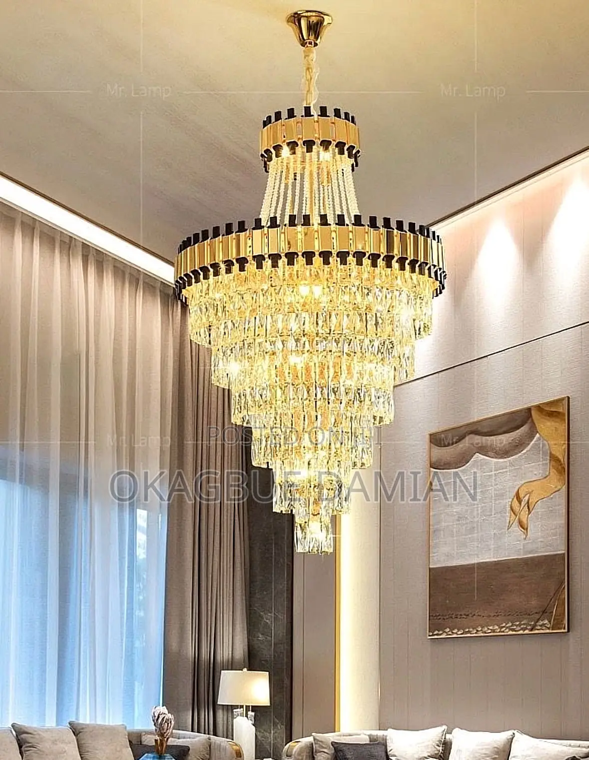 Crystal Chandelier (Size 500/600)